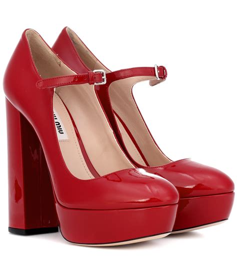 miu miu schuhe rot|where to buy miu michu.